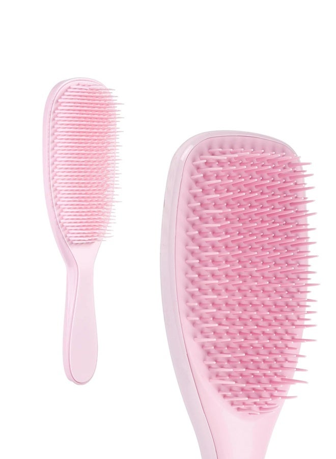 The Wet Detangler Hairbrush for Wet & Dry Hair For All Hair Types Eliminates Knots & Reduces Breakage，Pink - Women, Men ﻿ - Image 1